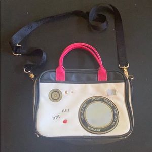 betsey Johnson lunch box with strap